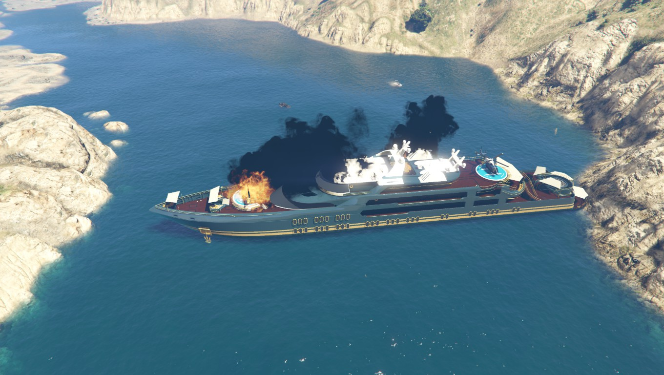 gta 5 can the yacht be destroyed